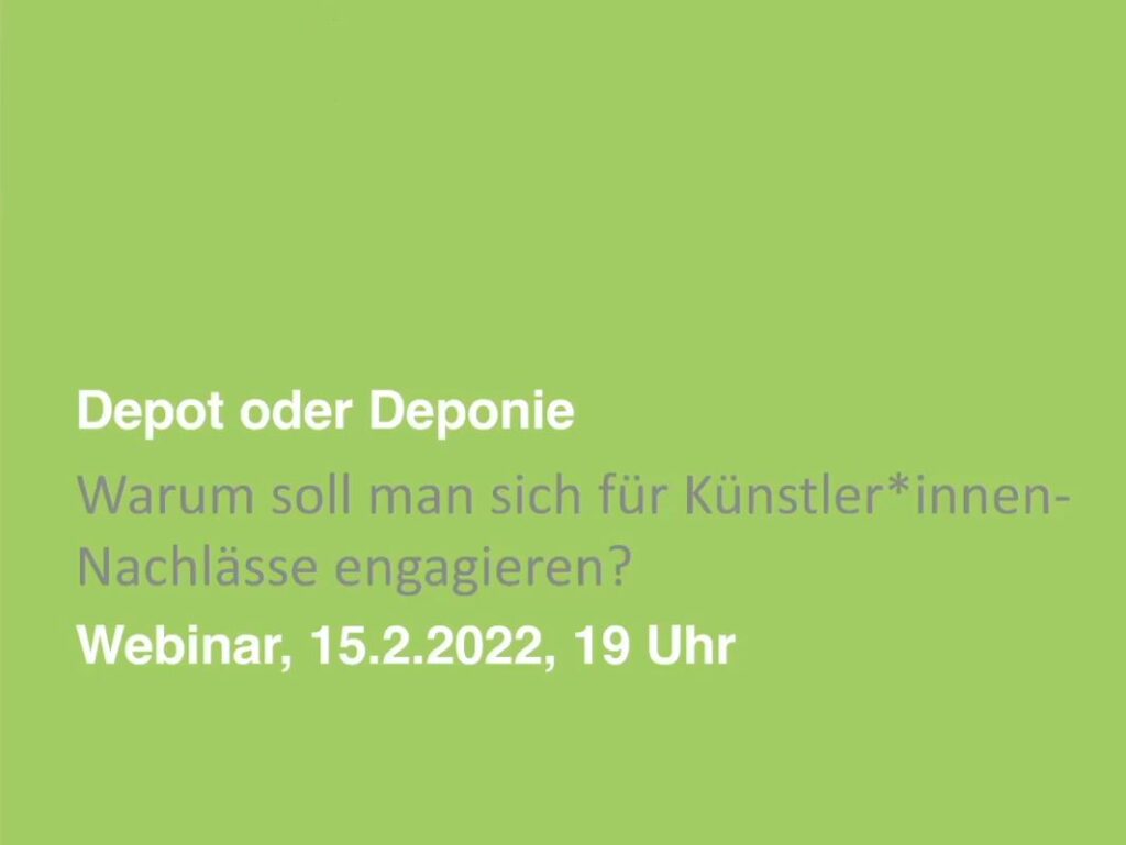 Standbild Beginn Video "Depot oder Deponie"